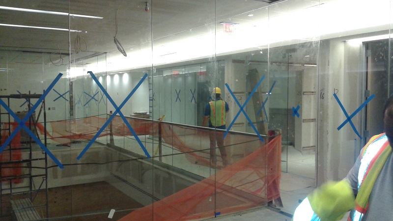 Glass Handrail Construction