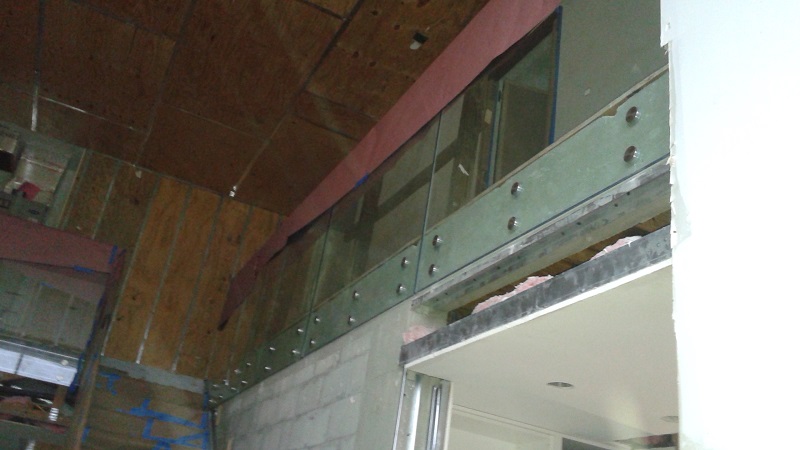 Glass Handrail Construction