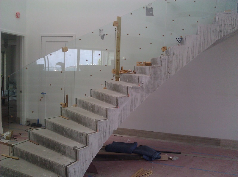 Glass Handrail Construction