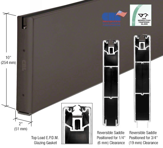 Fixed Glass Bottom Channel